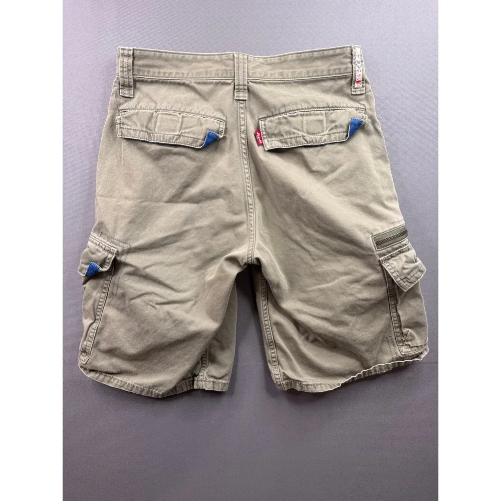 Levi's Workwear Cargo‎ Pants Boys Olive Green Canvas 16 Regular